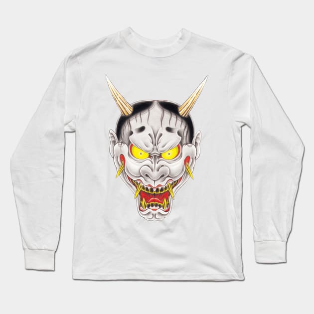 Goro Majima Hanya tattoo Yakuza Long Sleeve T-Shirt by thehollowpoint